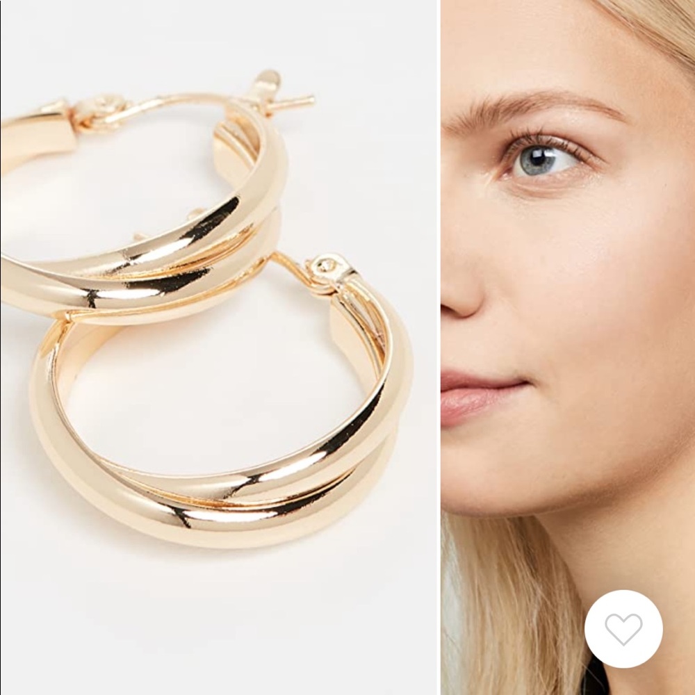 Shashi Vera Gold hoops